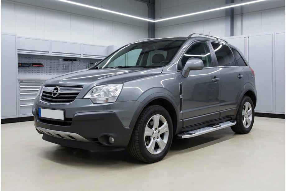 Opel Antara 2006–2017 Mevsim Grey sivuporrastangot (2 kpl, alumiini) 2007-2015 Image