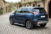 Opel Crossland X 2017–2024 Mevsim Grey sivuporrastangot (2 kpl, alumiini) kuva 1
