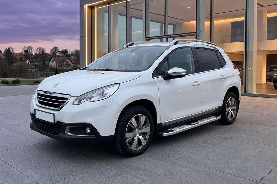 Peugeot 3008 2008–2016 Mevsim Grey sivuporrastangot (2 kpl, alumiini) Image