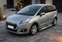 Peugeot 5008 2009–2016 Mevsim Grey sivuporrastangot (2 kpl, alumiini) kuva 1