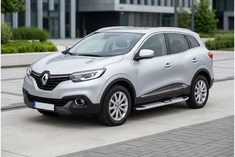 Renault Kadjar 2015–2022 Mevsim Grey sivuporrastangot (2 kpl, alumiini) Image
