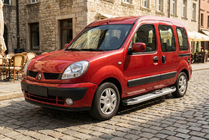 Renault Kangoo 1998–2008 Mevsim Grey sivuporrastangot (2 kpl, alumiini) kuva 1