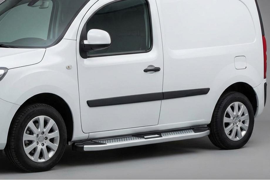 Renault Kangoo 2008–2020 Mevsim Grey sivuporrastangot (2 kpl, alumiini) Image