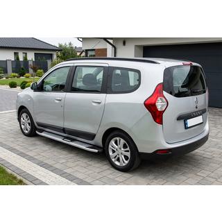 Mevsim Grey sivuporrastangot (2 kpl, alumiini) Renault Lodgy 2013–2022 kuva 1