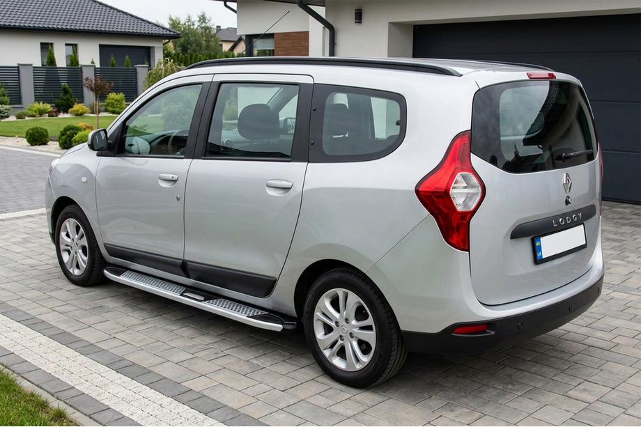 Renault Lodgy 2013–2022 Mevsim Grey sivuporrastangot (2 kpl, alumiini) Image