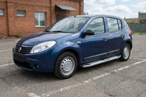 Renault Sandero 2007–2013 Mevsim Grey sivuporrastangot (2 kpl, alumiini) kuva 1
