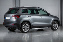 Skoda Karoq 2018– Mevsim Grey sivuporrastangot (2 kpl, alumiini) kuva 1