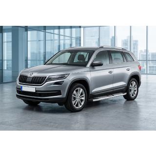 Mevsim Grey sivuporrastangot (2 kpl, alumiini) Skoda Kodiaq 2016–2023 kuva 1