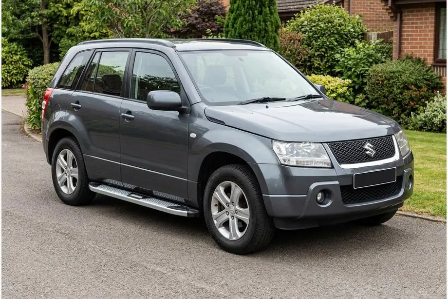 Suzuki Grand Vitara 2005–2017 Mevsim Grey sivuporrastangot (2 kpl, alumiini) Image