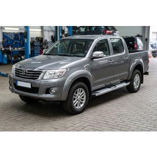 Mevsim Grey sivuporrastangot (2 kpl, alumiini) Toyota Hilux 2006–2015 kuva 1