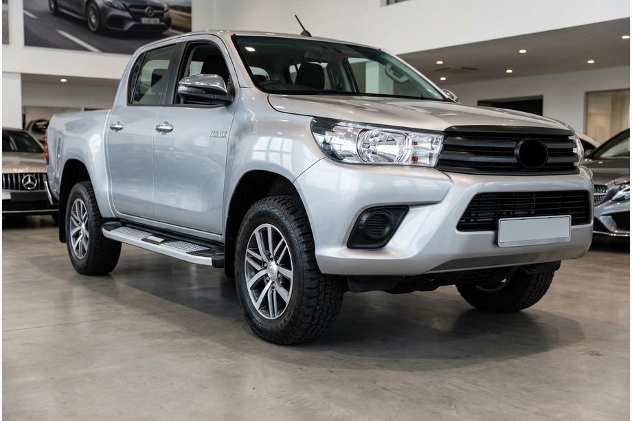 Toyota Hilux 2015– Mevsim Grey sivuporrastangot (2 kpl, alumiini) Image