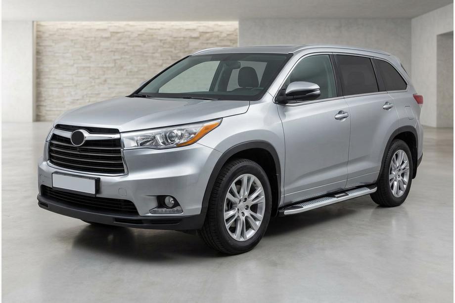 Toyota Highlander 2013–2019 Mevsim Grey sivuporrastangot (2 kpl, alumiini) Image