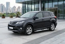 Toyota Rav 4 2013–2018 Mevsim Grey sivuporrastangot (2 kpl, alumiini) kuva 1