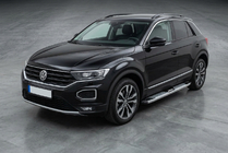 Volkswagen T-Roc 2017–2025 Mevsim Grey sivuporrastangot (2 kpl, alumiini) kuva 1