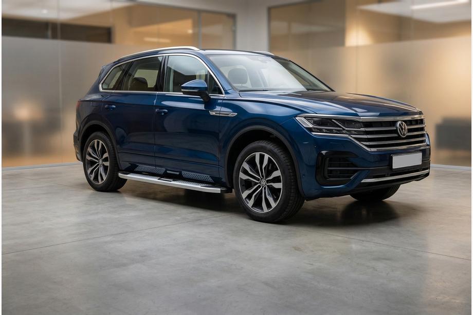 Volkswagen Touareg 2018– Mevsim Grey sivuporrastangot (2 kpl, alumiini) Kuva 1