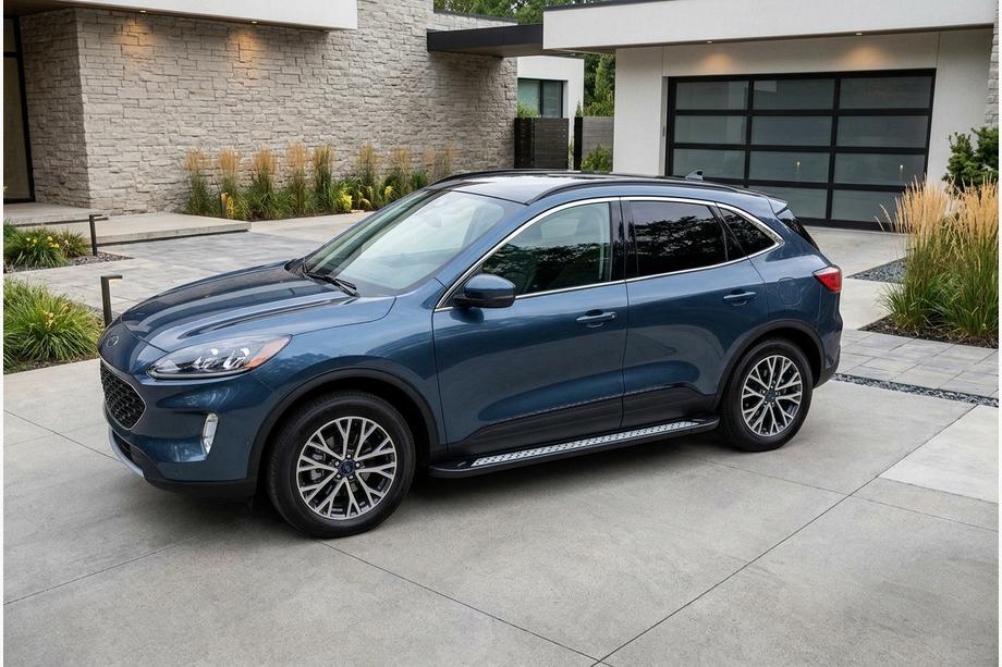 Ford Kuga/Escape 2019– Sivuporrastangot Vision New Black (2 kpl, alumiini) Kuva 1