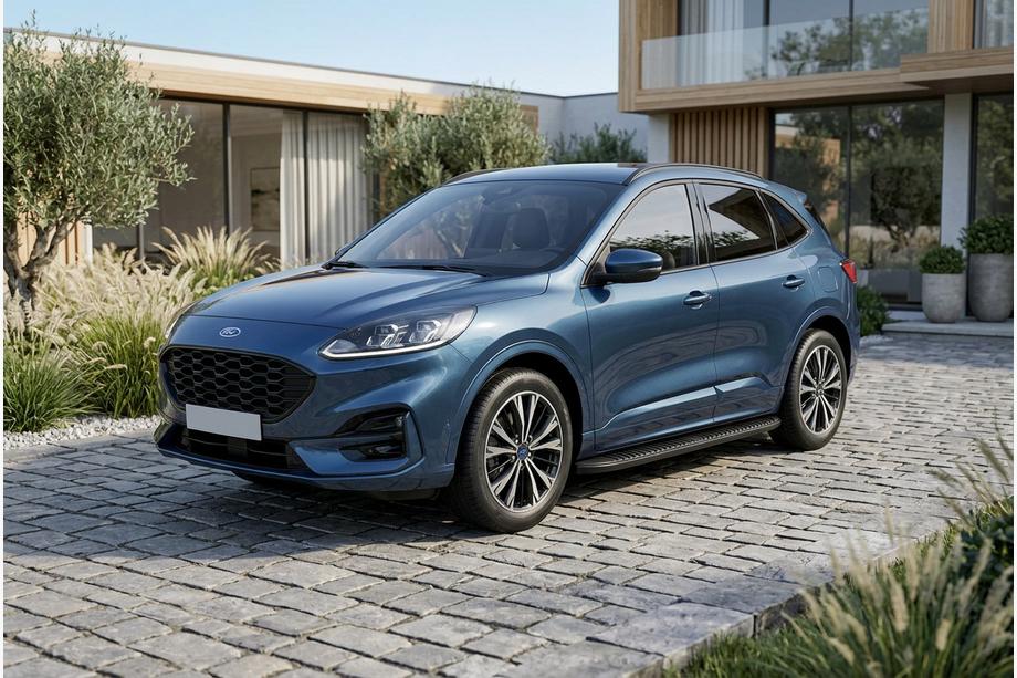 Ford Kuga/Escape 2019– Sivukynnykset Tayga Black (2 kpl, alumiini) Image