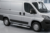 Peugeot Boxer 2006–2025 Mevsim Grey sivuporrastangot (2 kpl, alumiini) kuva 1