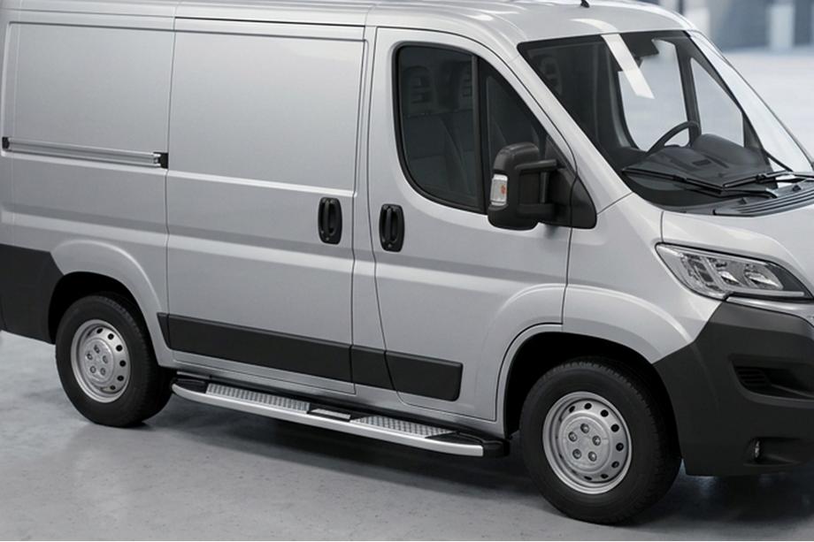 Citroen Jumper 2007–2025 Mevsim Grey sivuporrastangot (2 kpl, alumiini) Image