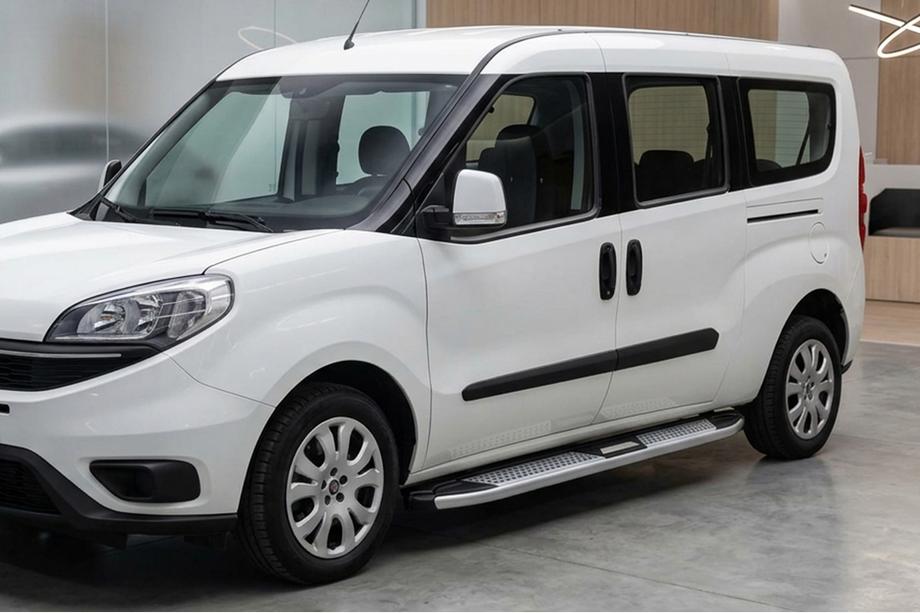 Opel Combo 2012–2018 Mevsim Grey sivuporrastangot (2 kpl, alumiini) Vain vakioakselivälille Image