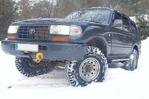 Toyota Land Cruiser 80 1990–1997 Sivuportaat Maya V1 (2 kpl, alumiini) kuva 7