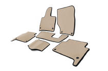 Audi Q7 2005–2015 EVA-auton lattiamatot (beige) kuva 3