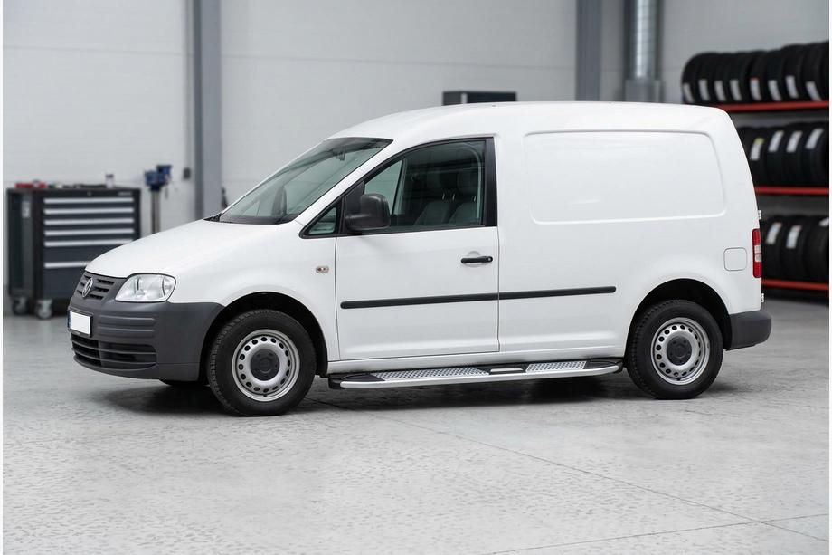 Volkswagen Caddy 2004–2010 Mevsim Grey sivuporrastangot (2 kpl, alumiini) Maxi-alusta Image