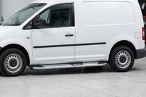 Volkswagen Caddy 2010–2015 Mevsim Grey sivuporrastangot (2 kpl, alumiini) Perusversio kuva 1