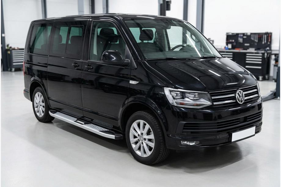 Volkswagen T6 2015–2024 Mevsim Grey sivuporrastangot (2 kpl, alumiini) Image