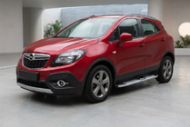 Opel Mokka 2012–2021 Mevsim Grey sivuporrastangot (2 kpl, alumiini) kuva 1