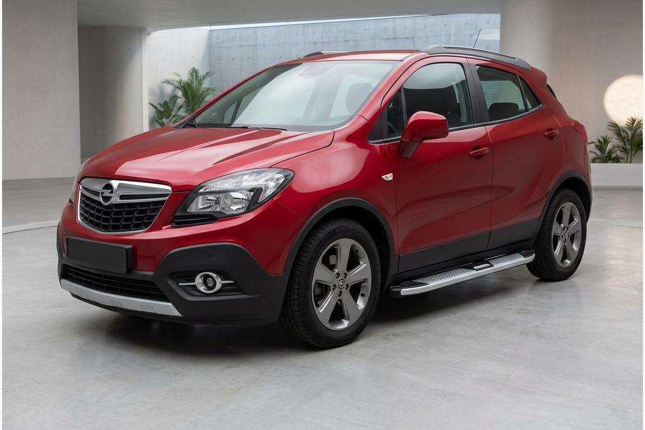 Opel Mokka 2012–2021 Mevsim Grey sivuporrastangot (2 kpl, alumiini) Image