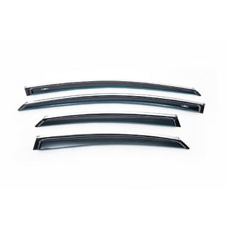 Tuuliohjaimet kromilistalla SD (4 kpl, HIC) Ford Mondeo 2008–2014 kuva 2