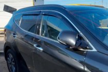 Hyundai Santa Fe 4 2018–2023 Sivulasien tuuliohjaimet kromilistalla (4 kpl, HIC) kuva 1