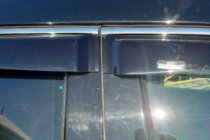 Hyundai Santa Fe 4 2018–2023 Sivulasien tuuliohjaimet kromilistalla (4 kpl, HIC) kuva 3