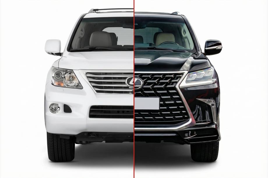 Lexus LX570/450d 2008–2022 Facelift-sarjasetti mallista 2008-2016 TRD Sport (2021+) -malliin Image