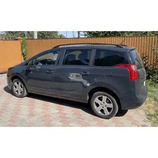 OmsaLine Solid kattokaiteet (2 kpl, mustat) Peugeot 5008 2009–2016 kuva 1