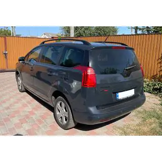 OmsaLine Solid kattokaiteet (2 kpl, mustat) Peugeot 5008 2009–2016 kuva 3
