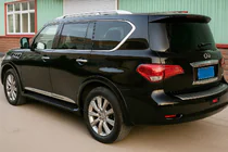 Nissan Armada 2016–2024 Oven listat (4 kpl, kromi) kuva 1