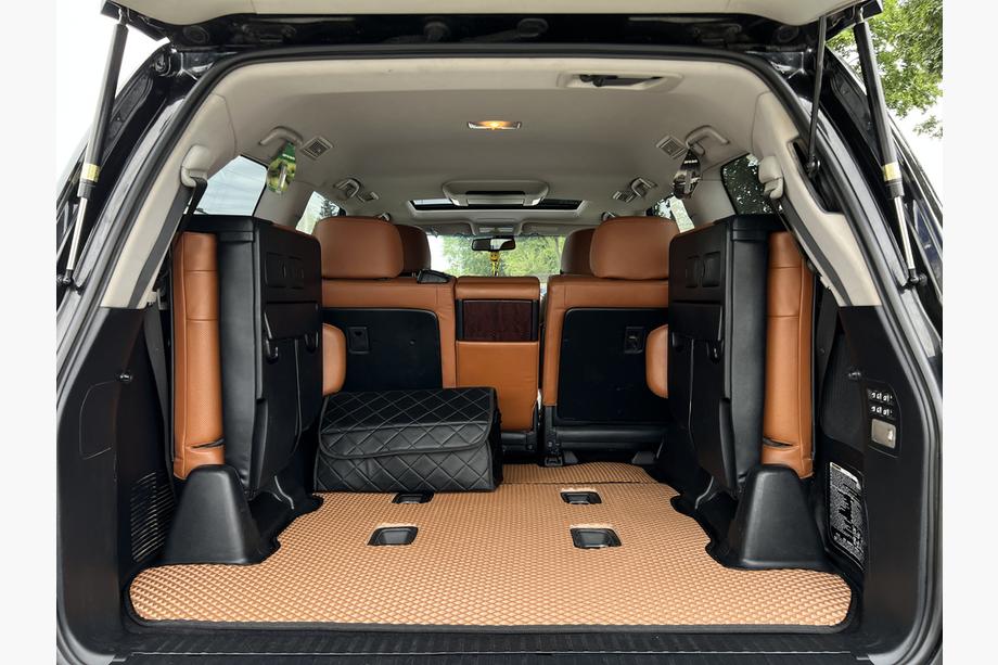 Lexus LX570/450d 2008–2022 Tavaratilan matto 2 kpl (EVA, 7-paikkainen, tiilenpunainen) Image