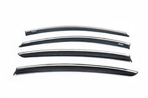 Renault Fluence 2009–2016 Kromilistalliset ikkunatuuliohjaimet (4 kpl, Niken Chrome) kuva 2