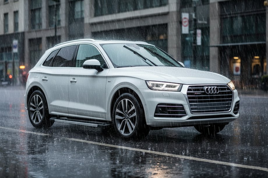 Audi Q5 2017–2025 RedLine sivuastinlaudat (2 kpl, alumiini) Image
