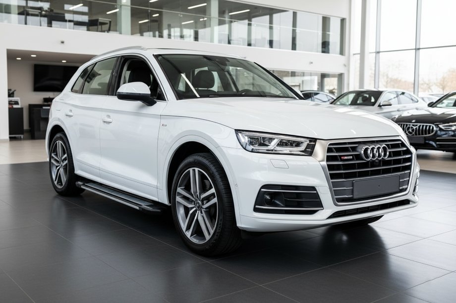 Audi Q5 2017–2025 Rainbow sivuportaat (2 kpl, alumiini) Image