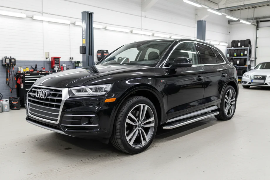 Audi Q5 2017–2025 Sivuporraslaudat Maydos V2 (2 kpl, alumiini) Image