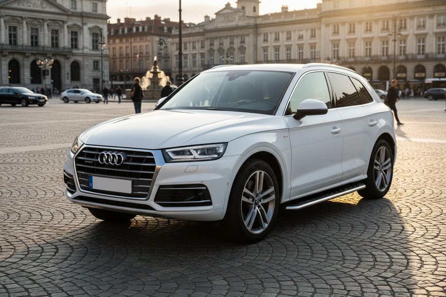 Audi Q5 2017–2025 Maydos V1 sivukynnykset (2 kpl, alumiini) Image