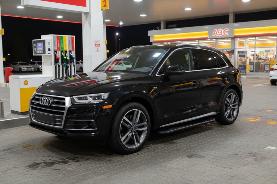 Audi Q5 2017–2025 Sivuporrast Bosphorus Black (2 kpl, alumiini) Image