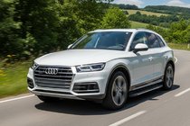 Audi Q5 2017–2025 Bosphorus Grey sivuaskelmat (2 kpl, alumiini) kuva 1