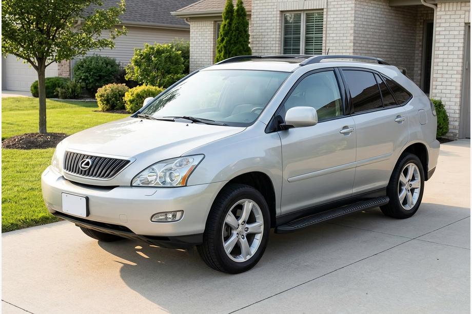Lexus RX 2003–2009 Sivukynnykset Tayga Black (2 kpl, alumiini) Image