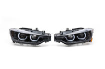 BMW 3-sarja F30/F31 2012–2019 Xenon-ajovalot LED-parkkivaloilla 2012-2015 (2 kpl) Musta kuva 1