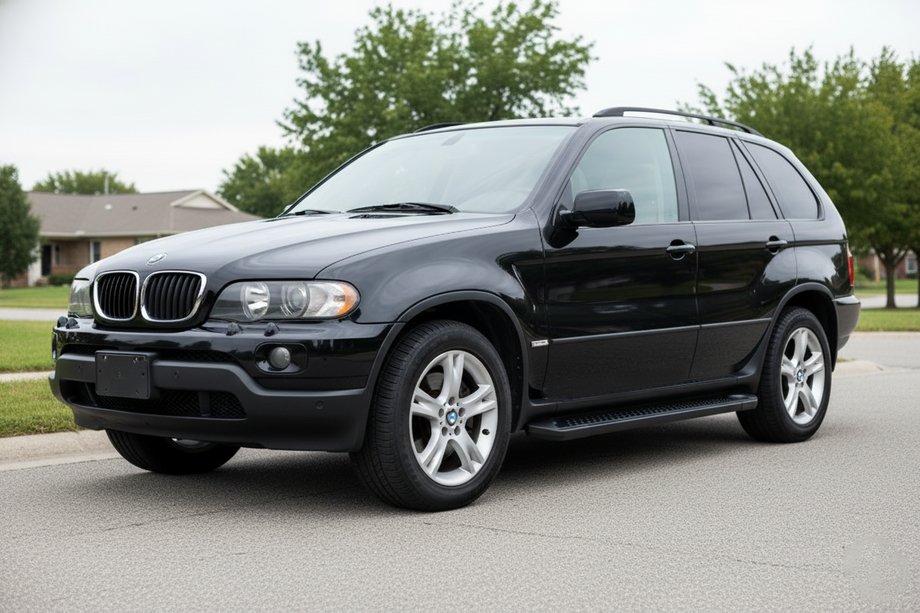 BMW X5 E53 1999–2006 Allmond Black sivuportaat (2 kpl, alumiini) Image