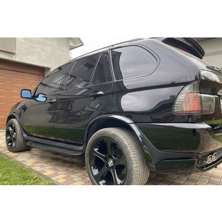 Sivuporrat Bosphorus Black (2 kpl, alumiini) BMW X5 E53 1999–2006 kuva 1